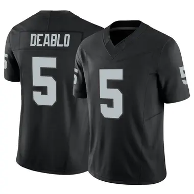 Men's Nike Las Vegas Raiders Divine Deablo Vapor F.U.S.E. Jersey - Black Limited