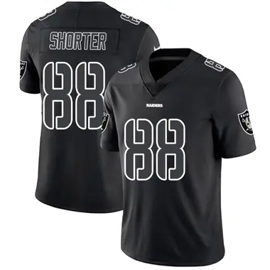 Men's Nike Las Vegas Raiders Justin Shorter Jersey - Black Impact Limited