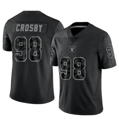 LAS VEGAS RAIDERS MAXX CROSBY #98 NIKE STITCHED ELITE JERSEY MENS XL NWT  $335