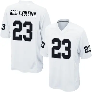 Men's Nike Las Vegas Raiders Nickell Robey-Coleman Jersey - White Game