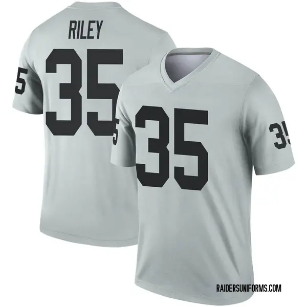 white and silver raiders jersey