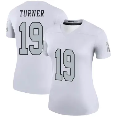 Nike DJ Turner Las Vegas Raiders Men's Elite White Vapor Untouchable Jersey