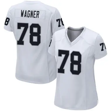 Dalton Wagner Youth Nike White Las Vegas Raiders Team Custom Game Jersey Size: Small