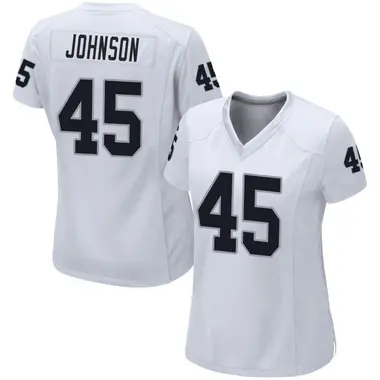 Nike Jakob Johnson Las Vegas Raiders Men's Elite White Vapor Untouchable  Jersey