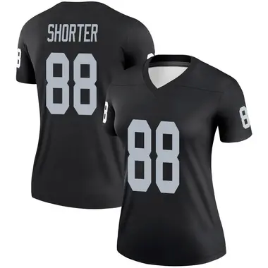 Women's Nike Las Vegas Raiders Justin Shorter Jersey - Black Legend