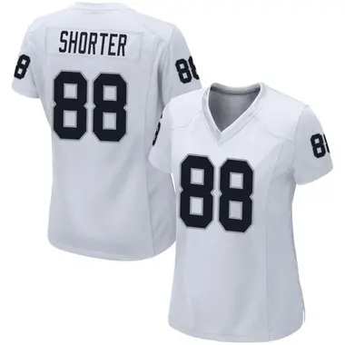 Women's Nike Las Vegas Raiders Justin Shorter Jersey - White Game