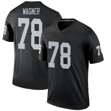 Dalton Wagner Men's Nike Black Las Vegas Raiders Custom Game Jersey Size: Extra Large